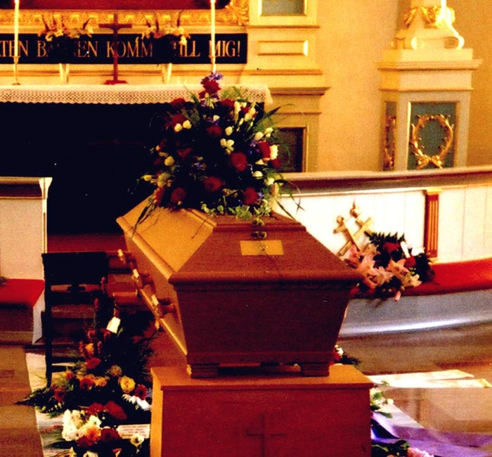 begravning juli 2011